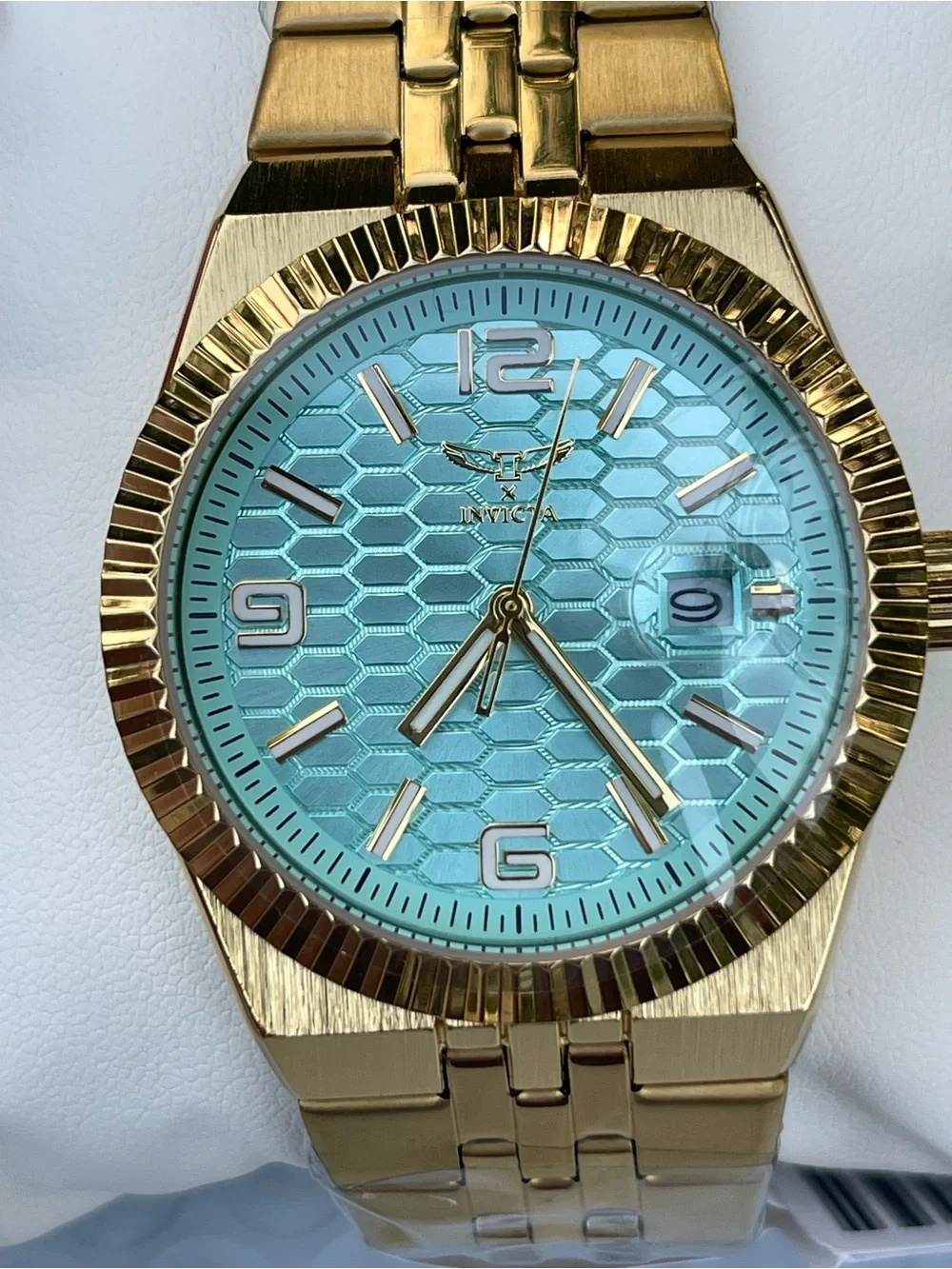 Invicta Specialty I by Invicta Men's Watch - 40mm, Gold , Light Blue Dial
